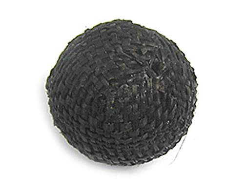Holzkugel mit schwarzem Stoff ausgekleidet, 20 mm, 25 u. ca. von INNSPIRO