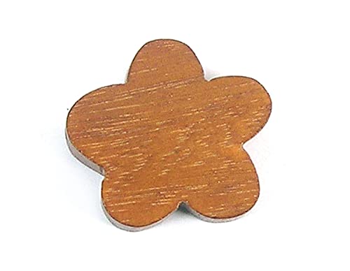 Holzperlen gewachste Blume, braun, 25 x 25 mm, 50u, ca. Holzperlen gewachste Blume, braun, 25 x 25 mm, 50u, ca. von INNSPIRO