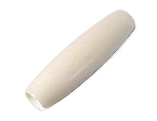 Horn Perle weißer Zylinder Durchmesser 6 x 25 mm. 200u. von INNSPIRO