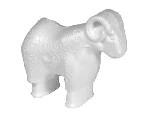 INNSPIRO A3408 Porex-Ziege 11 x 13 cm. Tasche zum Aufhängen von 2 Stück. Tiere, weiß, 11x13cm INNSPIRO A3408 Porex-Ziege 11 x 13 cm. Tasche zum Aufhängen von 2 Stück. Tiere, weiß, 11x13cm von INNSPIRO
