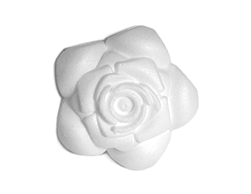 INNSPIRO A3513 Porex Rose 9 cm. Tasche zum Aufhängen von 6 Stück. Blumen, weiß, 9cm INNSPIRO A3513 Porex Rose 9 cm. Tasche zum Aufhängen von 6 Stück. Blumen, weiß, 9cm von INNSPIRO
