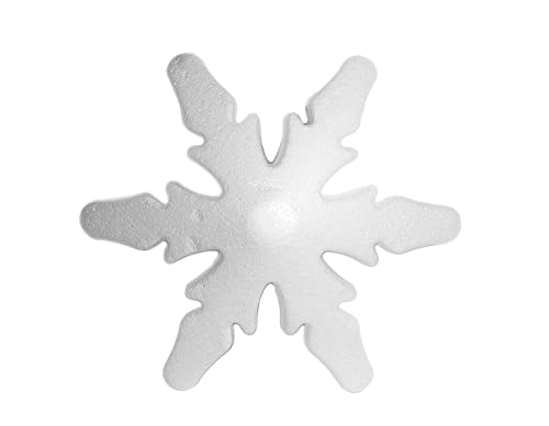 INNSPIRO A3666 Porex Schneeflocke 17,5 x 9 cm. weihnachten, weiß, 5x9cm von INNSPIRO