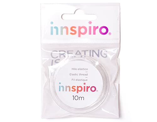 INNSPIRO Elastisches Faden, transparent, 0,3 mm, 10 m. von INNSPIRO