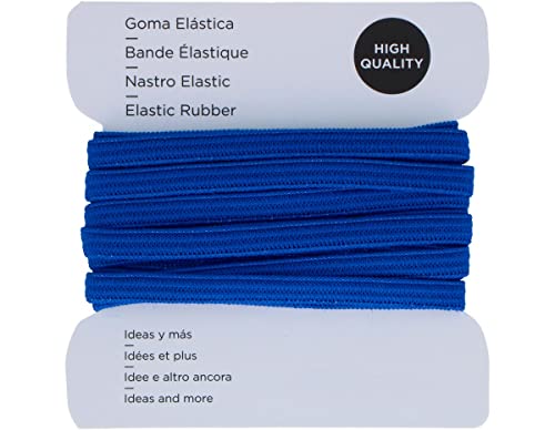 INNSPIRO Elastisches Gummiband, königsblau, 5,3 mm, 3 m, zum Nähen und Basteln von INNSPIRO