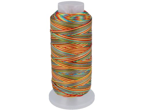 INNSPIRO Garn aus Baumwolle und Polyester, Regenbogenfarben, 1 mm, 230 m. von INNSPIRO