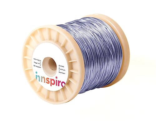 INNSPIRO Magischer Aluminiumfaden Lila 2,0 mm, 500 g, 60 m, ca. von INNSPIRO