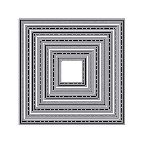 INNSPIRO Misskuty Stanzformen-Set, 7 Stück, quadratisch, 7,4 x 7,4 cm. von INNSPIRO
