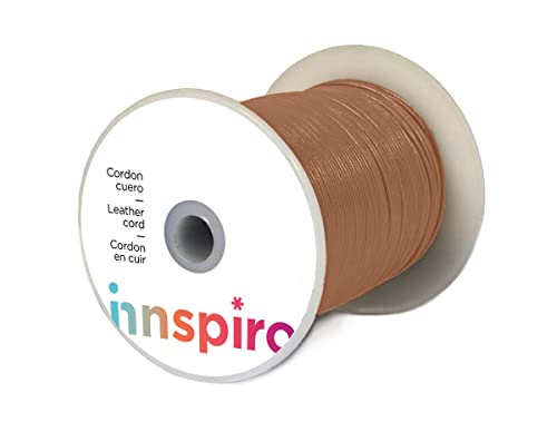 INNSPIRO Natürliches Lederband, 1,0 mm, 100 m. von INNSPIRO