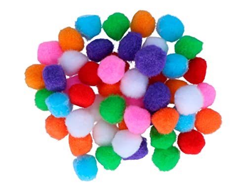 INNSPIRO Pompons aus Polypropylen, 25 mm, 50 Stück, ideal für Bastelarbeiten mit Kindern, Dekorationen und kreative Aktivitäten INNSPIRO Pompons aus Polypropylen, 25 mm, 50 Stück, ideal für Bastelarbeiten mit Kindern, Dekorationen und kreative Aktivitäten von INNSPIRO