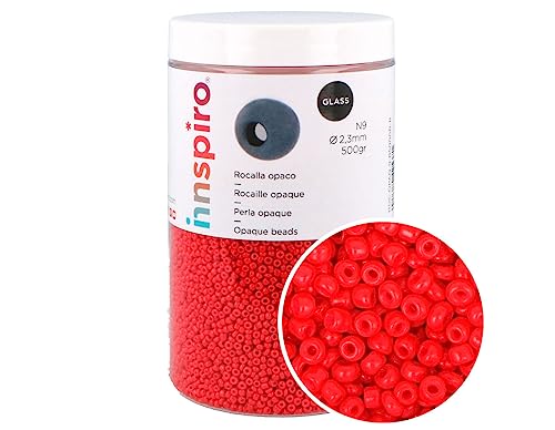 INNSPIRO Rocailles Rocaille, rund, undurchsichtig, rot, 2,3 mm, 500 g, ca. N9 INNSPIRO Rocailles Rocaille, rund, undurchsichtig, rot, 2,3 mm, 500 g, ca. N9 von INNSPIRO