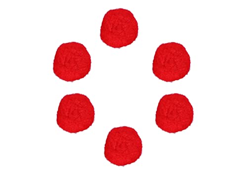 INNSPIRO Rote Pompons aus Polypropylen, 25 mm, 50 Stück, ideal für Bastelarbeiten, Dekorationen und kreative Aktivitäten INNSPIRO Rote Pompons aus Polypropylen, 25 mm, 50 Stück, ideal für Bastelarbeiten, Dekorationen und kreative Aktivitäten von INNSPIRO
