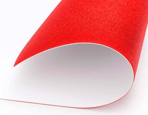 INNSPIRO Roter EVA-Schaumstoff, Glitzerfolien, 40 x 60 cm x 2 mm, 5 Stück. INNSPIRO Roter EVA-Schaumstoff, Glitzerfolien, 40 x 60 cm x 2 mm, 5 Stück. von INNSPIRO