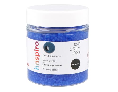 INNSPIRO Runder Glasstein glasiert, hellblau, 2,3 mm, 10/0, 120 g. INNSPIRO Runder Glasstein glasiert, hellblau, 2,3 mm, 10/0, 120 g. von INNSPIRO
