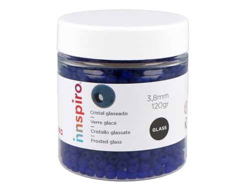 INNSPIRO Starker blauer Glasstein aus Glas, rund, 3,8 mm, 6/0, 120 g. INNSPIRO Starker blauer Glasstein aus Glas, rund, 3,8 mm, 6/0, 120 g. von INNSPIRO
