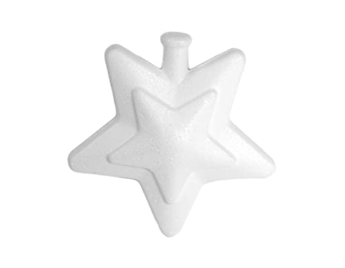 INNSPIRO Stern-Anhänger mit Porex-Relief, 8,5 cm, Tasche zum Aufhängen, 10 Stück INNSPIRO Stern-Anhänger mit Porex-Relief, 8,5 cm, Tasche zum Aufhängen, 10 Stück von INNSPIRO
