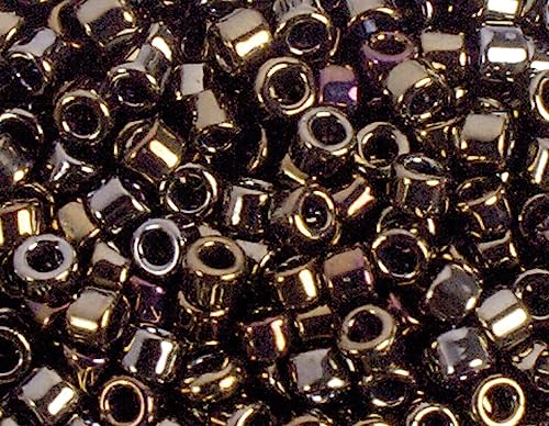Japanische Perlen Zylinder Schatz Metall Bronze 1,8mm.11/0 100g von Toho