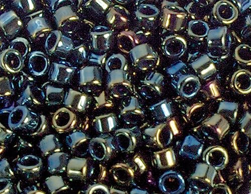 Japanische Perlen Zylinder Schatz Metall grün 1,8mm.11/0 100gr. Japanische Perlen Zylinder Schatz Metall grün 1,8mm.11/0 100gr. von Toho