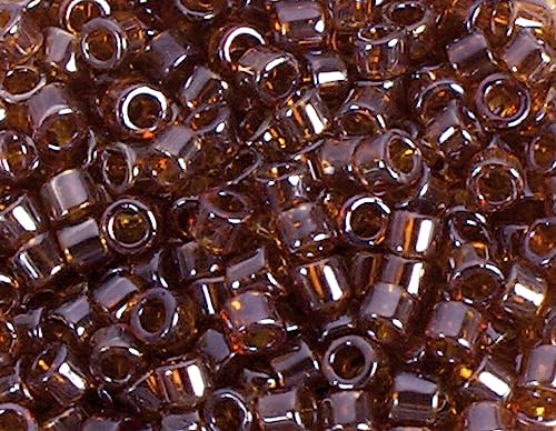 Japanische Perlen Zylinder Schatz glänzend Bronze 3,3mm.8/0 100gr. Japanische Perlen Zylinder Schatz glänzend Bronze 3,3mm.8/0 100gr. von Toho