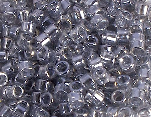 Japanische Perlen Zylinder Schatz glänzend grau 1,8mm.11/0 100gr. Japanische Perlen Zylinder Schatz glänzend grau 1,8mm.11/0 100gr. von Toho