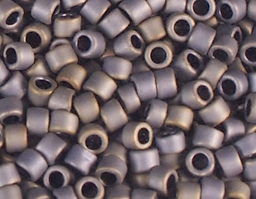 Japanische Perlen Zylinder Schatz matt Grau/Altgold 1,8mm.11/0 100gr. Japanische Perlen Zylinder Schatz matt Grau/Altgold 1,8mm.11/0 100gr. von Toho