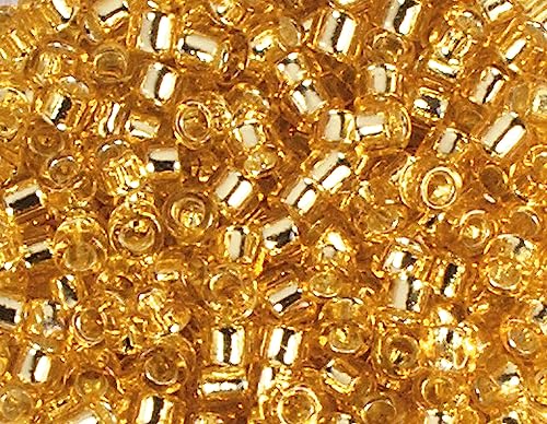 Japanische Perlen Zylinder Schatz vergoldet 1,8mm.11/0 100gr. Japanische Perlen Zylinder Schatz vergoldet 1,8mm.11/0 100gr. von Toho