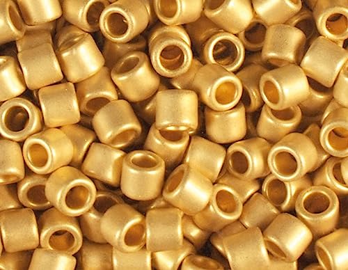 Japanische Perlen Zylinder Treasure Echtgold matt 3,3 mm 8/0 100 g Japanische Perlen Zylinder Treasure Echtgold matt 3,3 mm 8/0 100 g von Toho