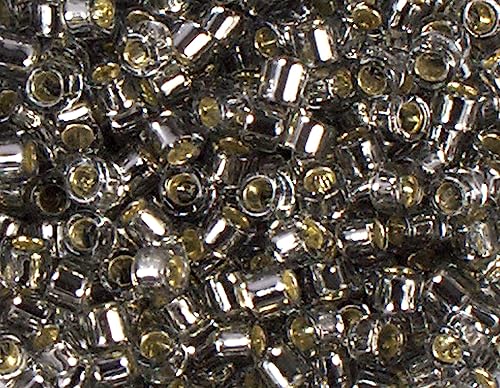 Japanische Perlen Zylinder Treasure Silber Grau 1,8mm.11/0 100gr. Japanische Perlen Zylinder Treasure Silber Grau 1,8mm.11/0 100gr. von Toho