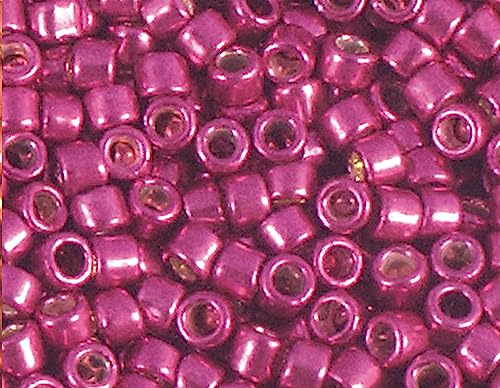 Japanische Perlen Zylinder Treasure verzinkt Fuchsia, 3,3 mm.8/0, 100 g. Japanische Perlen Zylinder Treasure verzinkt Fuchsia, 3,3 mm.8/0, 100 g. von Toho