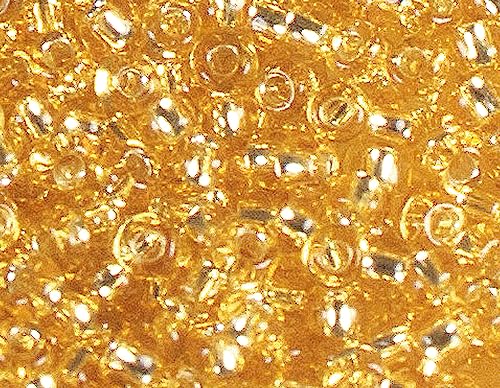 Japanische Rocaille-Perlen, vergoldet, 2,2 mm, 11/0, 100 g. von Toho