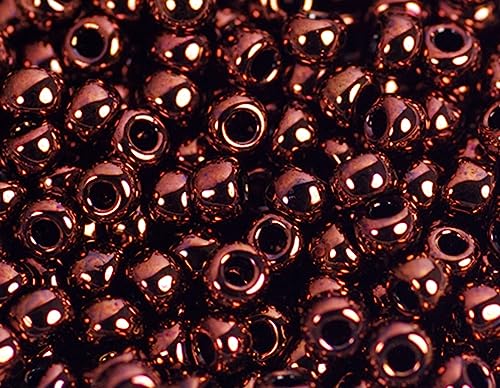 Japanische Rocailles Spezial Bronze-Perlen 2,2 mm. 11/0 100 g. von Toho