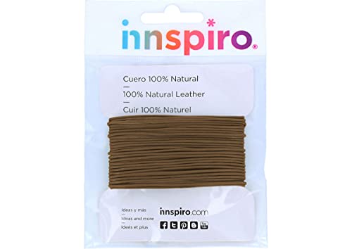 Kordel aus Naturleder, Braun, 1,5 mm, 5 m. Kordel aus Naturleder, Braun, 1,5 mm, 5 m. von INNSPIRO
