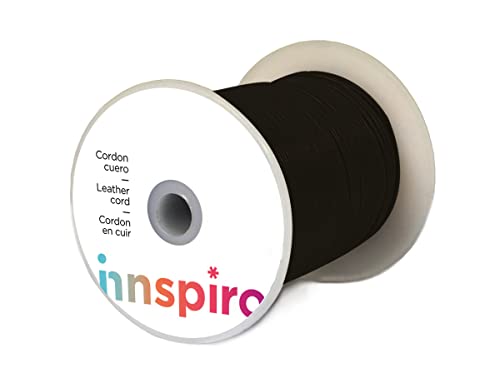 Kordel aus Naturleder, Schwarz, 1,5 mm, 100 m. Kordel aus Naturleder, Schwarz, 1,5 mm, 100 m. von INNSPIRO