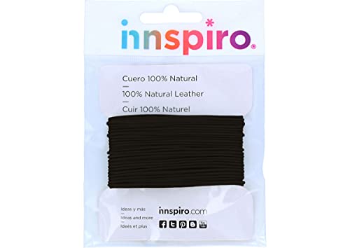 Kordel aus Naturleder, Schwarz, 1,5 mm, 5 m. Kordel aus Naturleder, Schwarz, 1,5 mm, 5 m. von INNSPIRO
