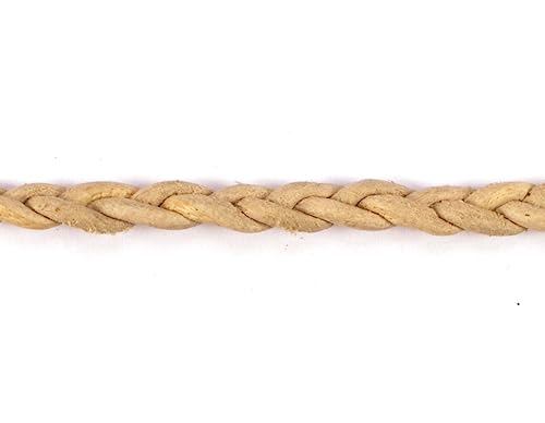 Kordel aus Naturleder, geflochten, 3 Fäden, 2,5 x 4,0 mm. 2 m. Kordel aus Naturleder, geflochten, 3 Fäden, 2,5 x 4,0 mm. 2 m. von INNSPIRO