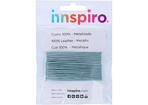 Lederband aus Metall, Himmelblau, 1,5 mm, 5 m. Lederband aus Metall, Himmelblau, 1,5 mm, 5 m. von INNSPIRO