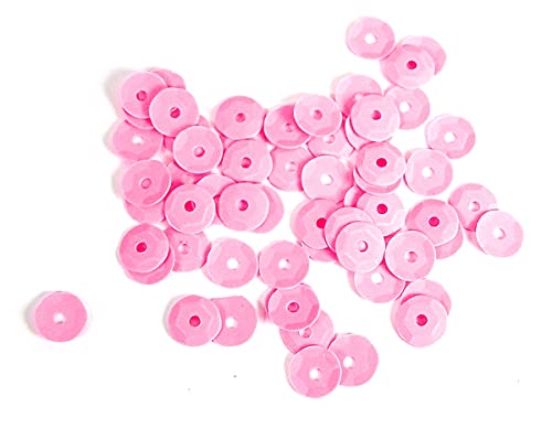 Pailletten, blickdicht, rosa, 7 mm, 500 g, 37500 U, ca. von INNSPIRO