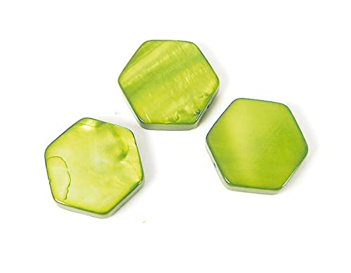 Perlenschale aus Perlmutt, glänzend, grün, 13 x 11 mm, 250 g, 296u, ca. Perlenschale aus Perlmutt, glänzend, grün, 13 x 11 mm, 250 g, 296u, ca. von INNSPIRO