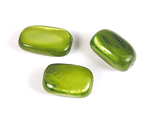 Perlmutt-Muschel, Stein, Grün, 13 x 5 mm, 250 g, 227 u, ca. von INNSPIRO