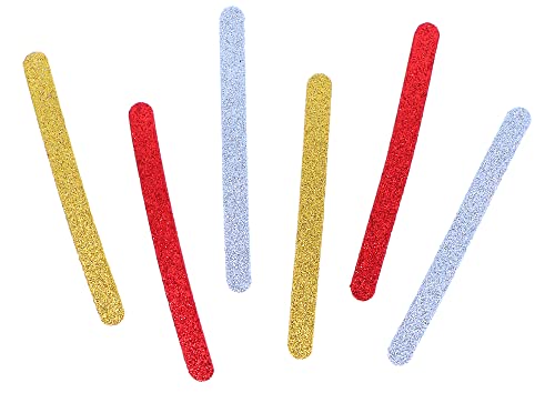 INNSPIRO Glitzer-Sticks aus EVA-Schaumstoff, selbstklebend, 114 x 10 x 2 mm, 150 u. von INNSPIRO