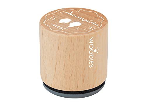 Stempel aus Holz und Gummi, Durchmesser 33 x 30 mm. Stempel aus Holz und Gummi, Durchmesser 33 x 30 mm. von INNSPIRO