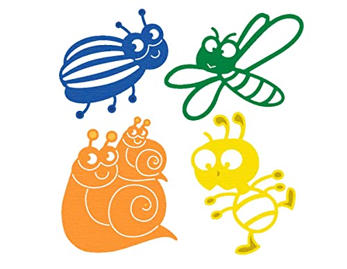 ZAG Feine Stanzform für Kinder, Insekten und Schnecken 4u. von INNSPIRO