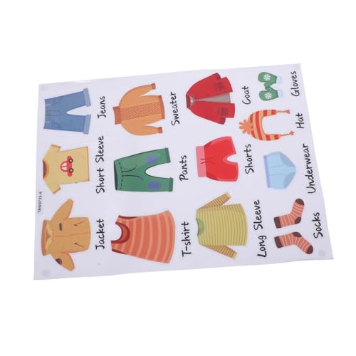1 Satz Kleideretiketten Aufkleber für Bekleidungsorganisation Junge Selbstklebende Labels für Einfache Identifikation Raumgestaltung 1 Satz Kleideretiketten Aufkleber für Bekleidungsorganisation Junge Selbstklebende Labels für Einfache Identifikation Raumgestaltung von INOOMP