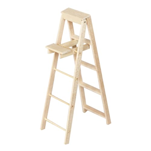 1 Stück Maßstab DIY Dekoration Unvollendete Holzleiter für Mini Garten Handwerk Zubehör Schaffen 1 Stück Maßstab DIY Dekoration Unvollendete Holzleiter für Mini Garten Handwerk Zubehör Schaffen von INOOMP