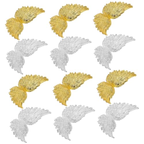 12 Stück Kreative Mini-Flügel-Dekoration Kuchendeckel Flügel- -Topper für Jungen Engelsflügel aus Kunststoff zum Basteln Engelsflügel zum Basteln -Topper 12 Stück Kreative Mini-Flügel-Dekoration Kuchendeckel Flügel- -Topper für Jungen Engelsflügel aus Kunststoff zum Basteln Engelsflügel zum Basteln -Topper von INOOMP
