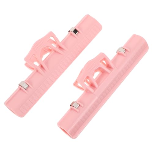 2 Stück Halter Für Klaviernoten Musikclip Kreativer Clip Musikpartitur-clip Notenhalter-seitenclip Musik Büroklammern Musikstandclip Musikzubehör Musikbuchclip Rosa Plastik von INOOMP