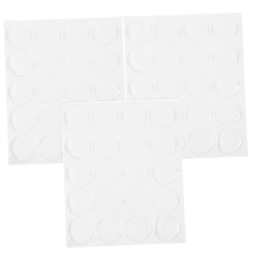 3 Blatt Gemstone Runde Resin Patch Sticker Transparent für Schmuck Bastelbedarf Selbstklebende Harzaufkleber für Diy Projekte und Leicht Anzubringen 3 Blatt Gemstone Runde Resin Patch Sticker Transparent für Schmuck Bastelbedarf Selbstklebende Harzaufkleber für Diy Projekte und Leicht Anzubringen von INOOMP