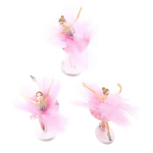 3 Sätze Ballerina Cupcake Toppers mit Tüllrock Tortendekoration für Geburtstagsfeiern Hochzeiten und Shower Dekorationen 3 Sätze Ballerina Cupcake Toppers mit Tüllrock Tortendekoration für Geburtstagsfeiern Hochzeiten und Shower Dekorationen von INOOMP