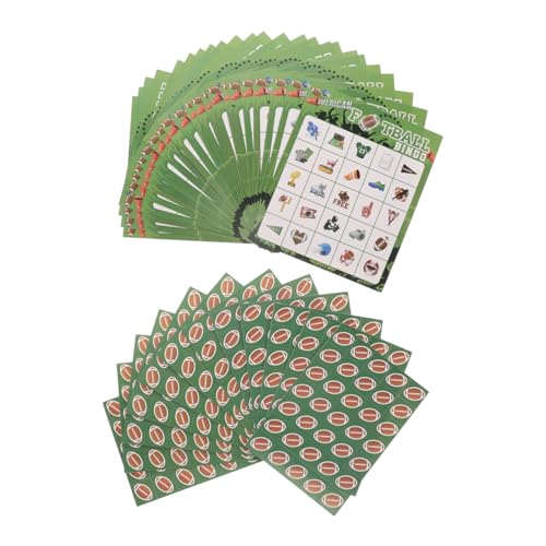 INOOMP 1 Satz -Brettspiel Dekorationen für Fußballpartys Fußball -Wohnungsdekoration Fußballpartygunst Football Party Supplies Geburtstagsfeierdekorationen Pappchips Papier INOOMP 1 Satz -Brettspiel Dekorationen für Fußballpartys Fußball -Wohnungsdekoration Fußballpartygunst Football Party Supplies Geburtstagsfeierdekorationen Pappchips Papier von INOOMP