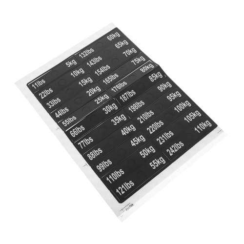 INOOMP 1 Satz Fitness-Gewichtsaufkleber Zahlen Aufkleber Zahlenbezeichnungen Zahlenaufkleber Nummernaufkleber Etiketten Zahlenetiketten Aufkleber Stk Black INOOMP 1 Satz Fitness-Gewichtsaufkleber Zahlen Aufkleber Zahlenbezeichnungen Zahlenaufkleber Nummernaufkleber Etiketten Zahlenetiketten Aufkleber Stk Black von INOOMP