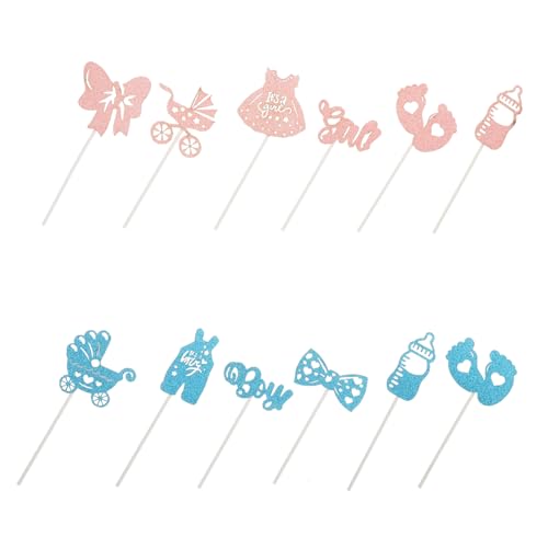 INOOMP 1 Satz Geschlecht offenbaren Requisiten Geschlecht enthüllen Kuchendekorationen Cupcake-Topper für Mädchen Geschlecht enthüllen Lieferungen Geschlecht enthüllen Papier INOOMP 1 Satz Geschlecht offenbaren Requisiten Geschlecht enthüllen Kuchendekorationen Cupcake-Topper für Mädchen Geschlecht enthüllen Lieferungen Geschlecht enthüllen Papier von INOOMP